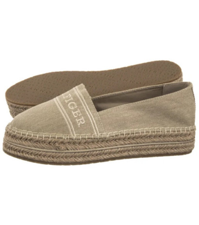 Tommy Hilfiger Denim Platform Espadrille Horsedish FW0FW08543 ACC (TH1322-a) kurpes