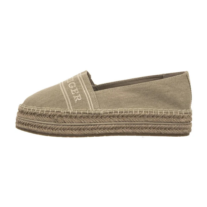 Tommy Hilfiger Denim Platform Espadrille Horsedish FW0FW08543 ACC (TH1322-a) kurpes