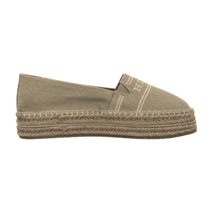 Tommy Hilfiger Denim Platform Espadrille Horsedish FW0FW08543 ACC (TH1322-a) kurpes