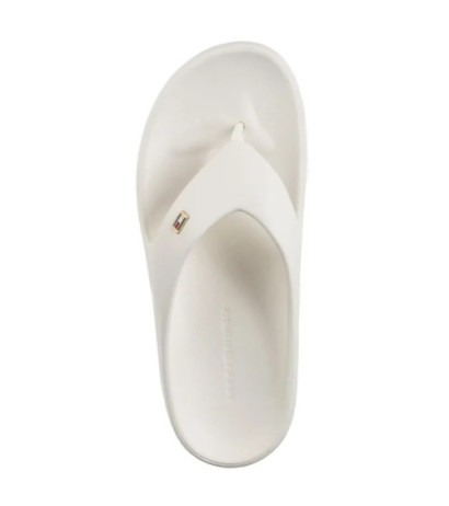 Tommy Hilfiger TH Comfort Beach Sandal Ancient White FW0FW08522 YBH (TH1324-a) flip flops