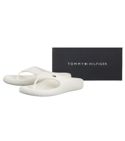 Tommy Hilfiger TH Comfort Beach Sandal Ancient White FW0FW08522 YBH (TH1324-a) flip flops