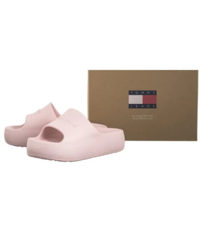 Tommy Hilfiger Tjw Chunky Pool Slide Ess Delicate Pink EN0EN02879 TIO (TH1325-a) Sieviešu apavi/Flip Flops