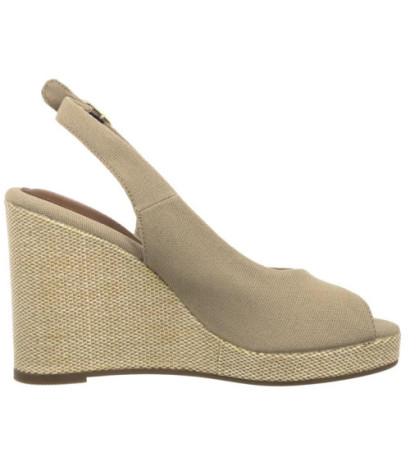 Tommy Hilfiger Flag High Wedge Espad Slingback Horseradish FW0FW08597 ACC (TH1327-a) batai