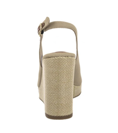 Tommy Hilfiger Flag High Wedge Espad Slingback Horseradish FW0FW08597 ACC (TH1327-a) kurpes