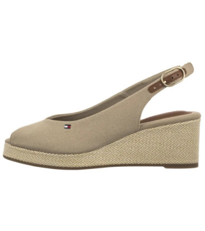 Tommy Hilfiger Flag Mid Wedge Espad Slingback Horserdish FW0FW08595 ACC (TH1328-a) kurpes