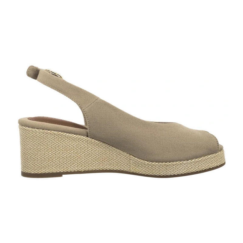 Tommy Hilfiger Flag Mid Wedge Espad Slingback Horserdish FW0FW08595 ACC (TH1328-a) batai