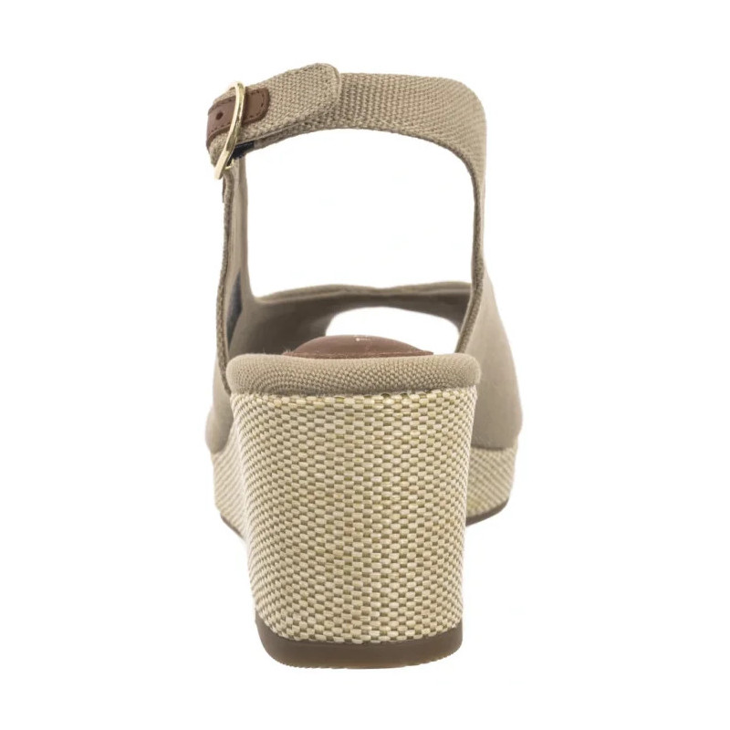 Tommy Hilfiger Flag Mid Wedge Espad Slingback Horserdish FW0FW08595 ACC (TH1328-a) kurpes