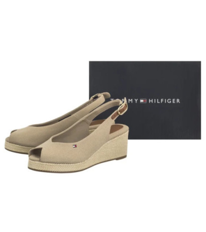 Tommy Hilfiger Flag Mid Wedge Espad Slingback Horserdish FW0FW08595 ACC (TH1328-a) kingad