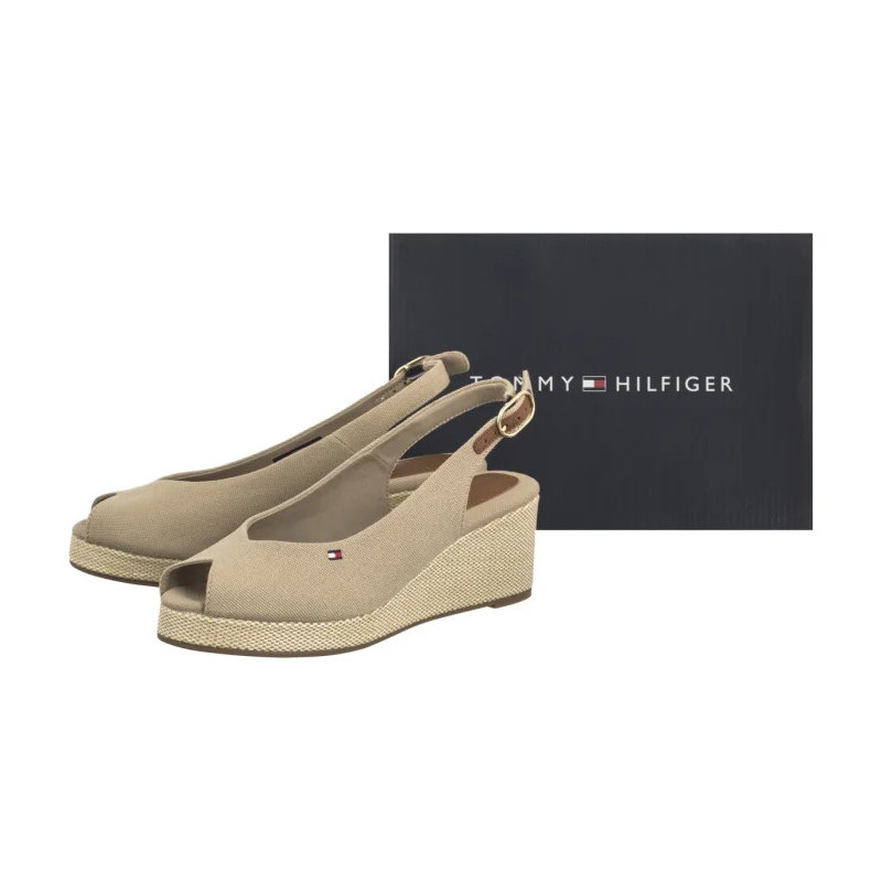 Tommy Hilfiger Flag Mid Wedge Espad Slingback Horserdish FW0FW08595 ACC (TH1328-a) kingad