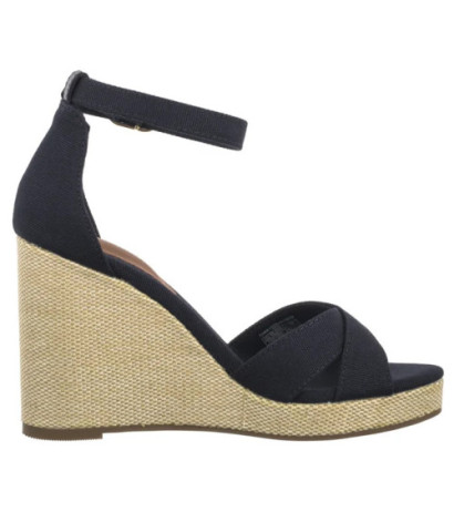 Tommy Hilfiger Flag High Wedge Espad Crisscross Space Blue FW0FW08661 DW6 (TH1329-a) kurpes