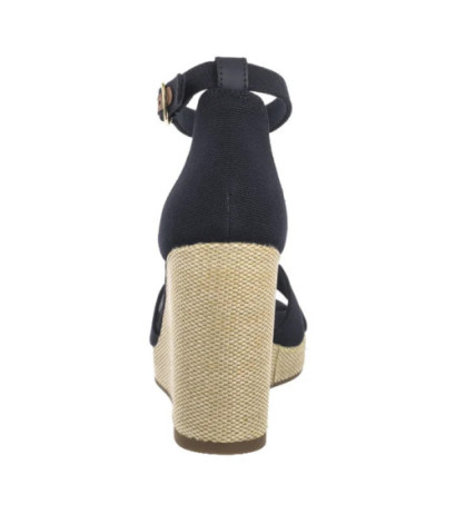 Tommy Hilfiger Flag High Wedge Espad Crisscross Space Blue FW0FW08661 DW6 (TH1329-a) shoes