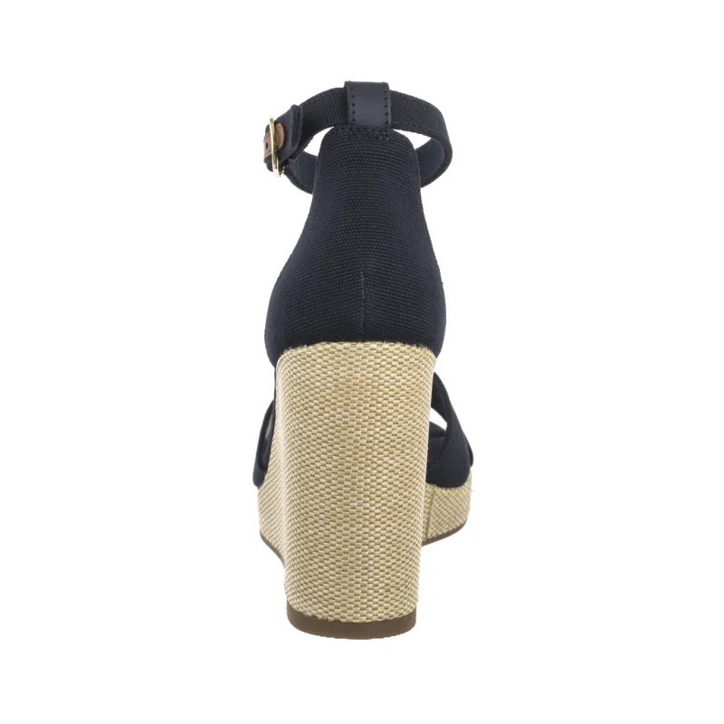 Tommy Hilfiger Flag High Wedge Espad Crisscross Space Blue FW0FW08661 DW6 (TH1329-a) batai