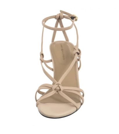 Tommy Hilfiger Leather Knots Wedge Sandal Misty Blush FW0FW08417 TRY (TH1331-a) batai