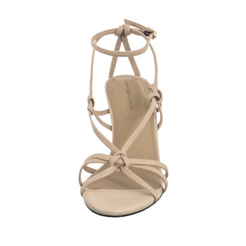 Tommy Hilfiger Leather Knots Wedge Sandal Misty Blush FW0FW08417 TRY (TH1331-a) batai