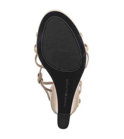 Tommy Hilfiger Leather Knots Wedge Sandal Misty Blush FW0FW08417 TRY (TH1331-a) batai