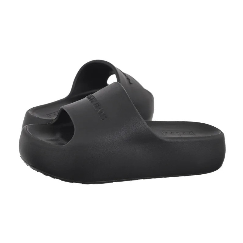 Tommy Hilfiger Tjw Chunky Pool Slide Ess Delicate Black EN0EN02879 BDS (TH1325-b) Sieviešu apavi/Flip Flops
