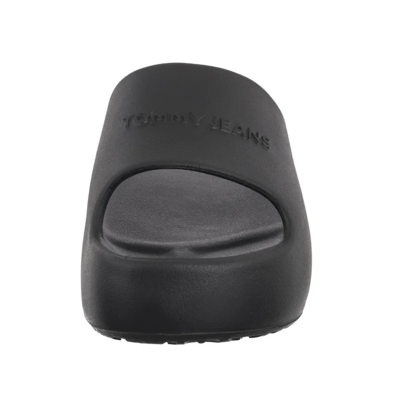 Tommy Hilfiger Tjw Chunky Pool Slide Ess Delicate Black EN0EN02879 BDS (TH1325-b) Women's Shoes/Flip Flops