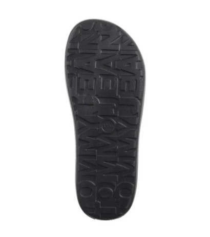 Tommy Hilfiger Tjw Chunky Pool Slide Ess Delicate Black EN0EN02879 BDS (TH1325-b) Women's Shoes/Flip Flops