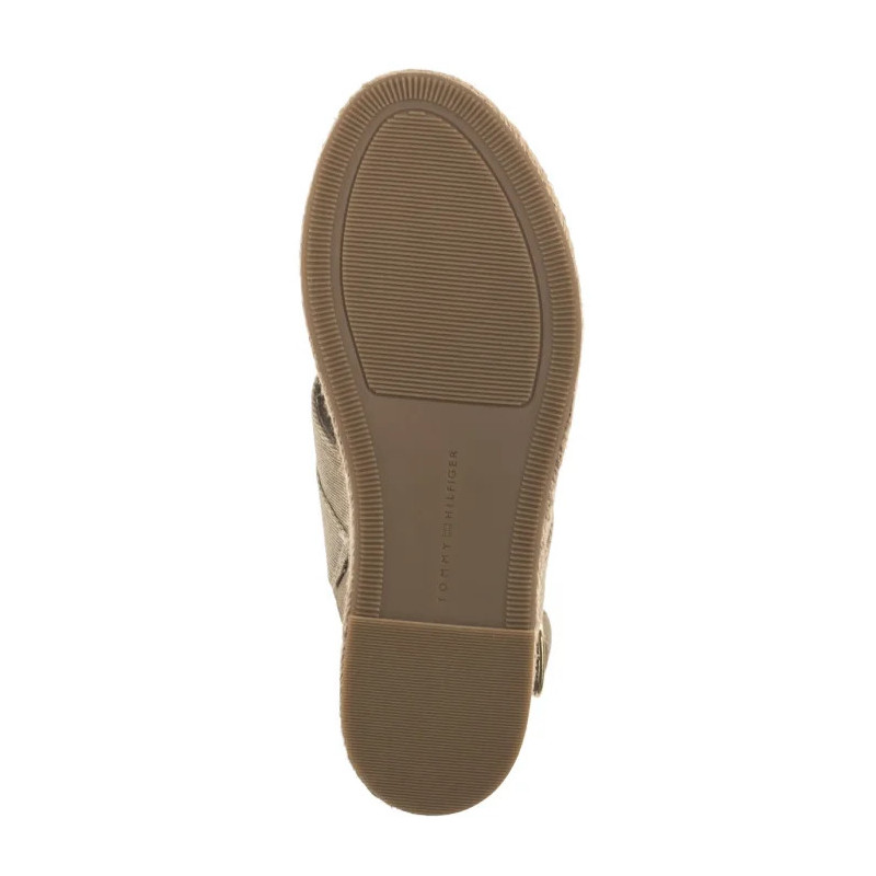 Tommy Hilfiger Denim Espadrille Platform Sandal Horseradish FW0FW08669 ACC (TH1333-a) kurpes