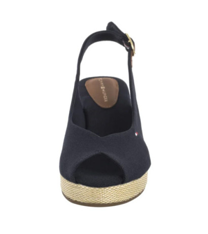 Tommy Hilfiger Flag Mid Wedge Espad Slingback Space Blue FW0FW08595 DW6 (TH1328-b) kingad