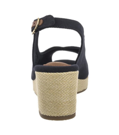 Tommy Hilfiger Flag Mid Wedge Espad Slingback Space Blue FW0FW08595 DW6 (TH1328-b) kurpes