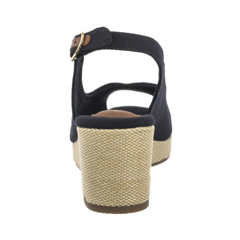 Tommy Hilfiger Flag Mid Wedge Espad Slingback Space Blue FW0FW08595 DW6 (TH1328-b) kingad