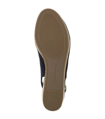 Tommy Hilfiger Flag Mid Wedge Espad Slingback Space Blue FW0FW08595 DW6 (TH1328-b) kurpes