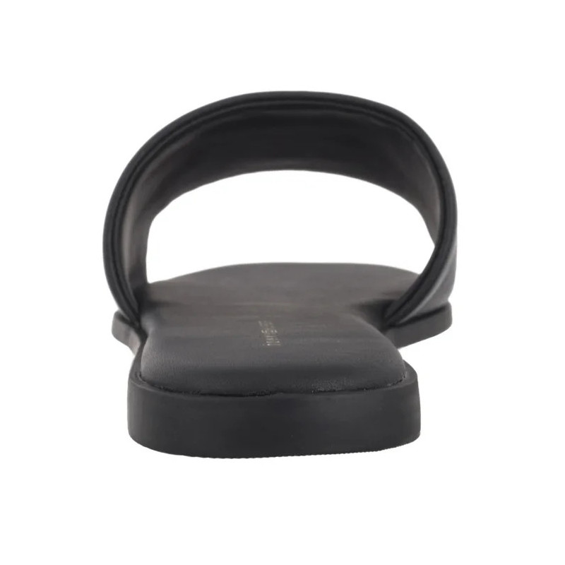 Tommy Hilfiger TH Logo Hardware Leather Mule Black FW0FW08806 BDS (TH1320-b) Sieviešu apavi/Flip Flops