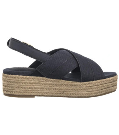 Tommy Hilfiger Denim Espadrille Platform Sandal Space Blue FW0FW08669 DW6 (TH1333-b) kurpes