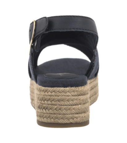 Tommy Hilfiger Denim Espadrille Platform Sandal Space Blue FW0FW08669 DW6 (TH1333-b) kurpes