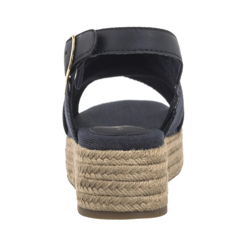 Tommy Hilfiger Denim Espadrille Platform Sandal Space Blue FW0FW08669 DW6 (TH1333-b) kurpes