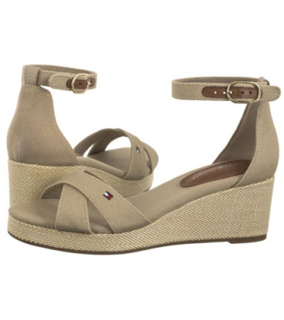 Tommy Hilfiger Flag Criss-Cros Mid Wedge Espad Horseradish FW0FW08481 ACC (TH1337-a) batai