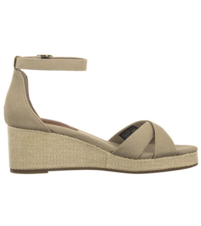 Tommy Hilfiger Flag Criss-Cros Mid Wedge Espad Horseradish FW0FW08481 ACC (TH1337-a) shoes