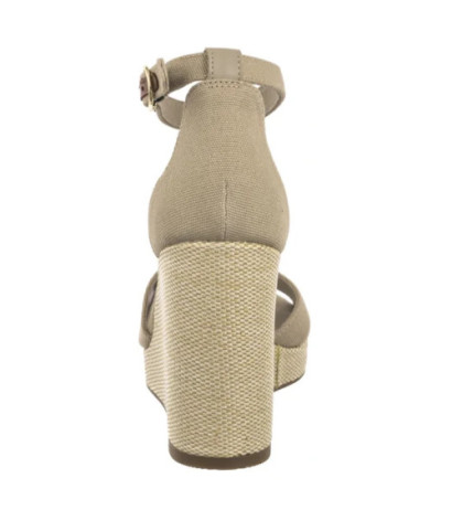 Tommy Hilfiger Flag High Wedge Espad Crisscross Horseradish FW0FW08661 ACC (TH1329-b) shoes