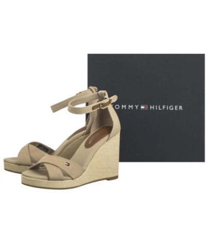 Tommy Hilfiger Flag High Wedge Espad Crisscross Horseradish FW0FW08661 ACC (TH1329-b) kingad