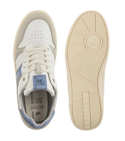 Mustang Szare/Białe 1510-301-238 (MU576-c) sporta apavi