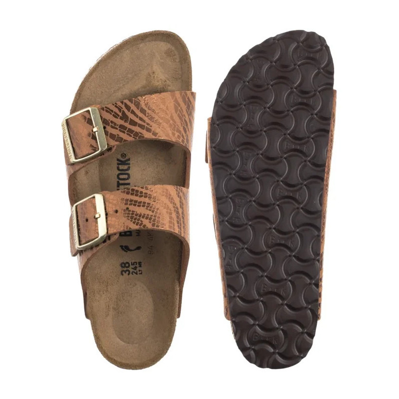 Birkenstock Arizona BS SYN Zebra Pecan 1029509 (BK295-b) Sieviešu apavi/Flip Flops