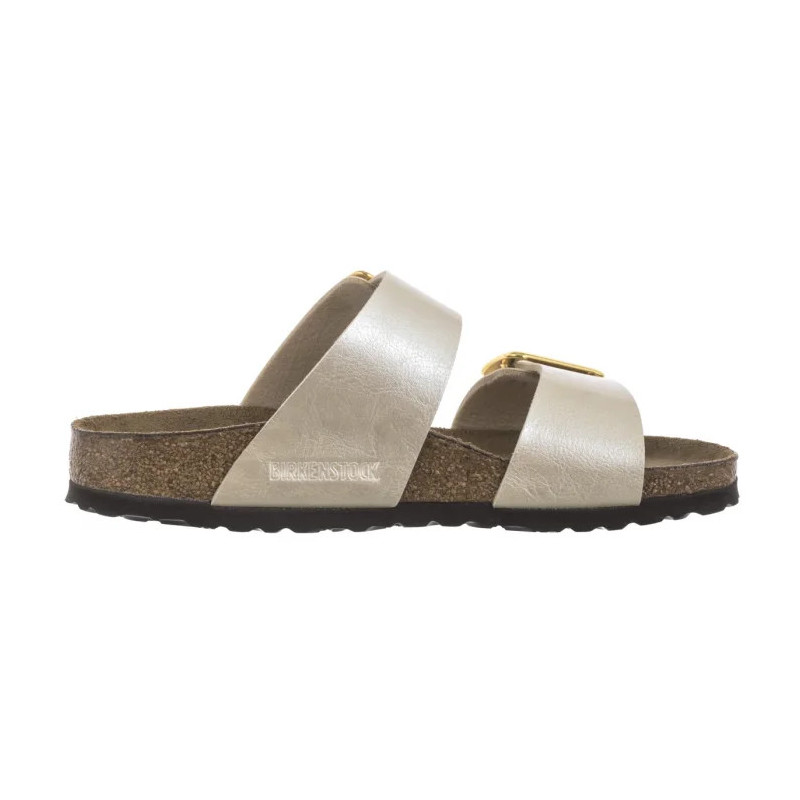 Birkenstock Sydney Cushion Buckle Graceful Pearl White 1029492 (BK301-a) Women's Shoes/Flip Flops