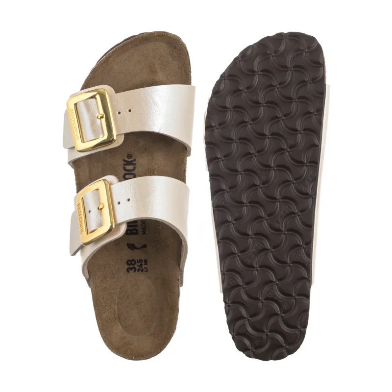 Birkenstock Sydney Cushion Buckle Graceful Pearl White 1029492 (BK301-a) Moteriški batai/šlepetės
