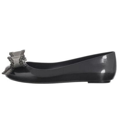 Melissa Sweet Love VIII AD 33885 AO323 Black/Metallic Dark Grey (ML348-b) ballerinas