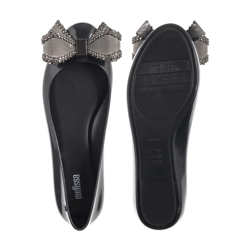 Melissa Sweet Love VIII AD 33885 AO323 Black/Metallic Dark Grey (ML348-b) balerīnas