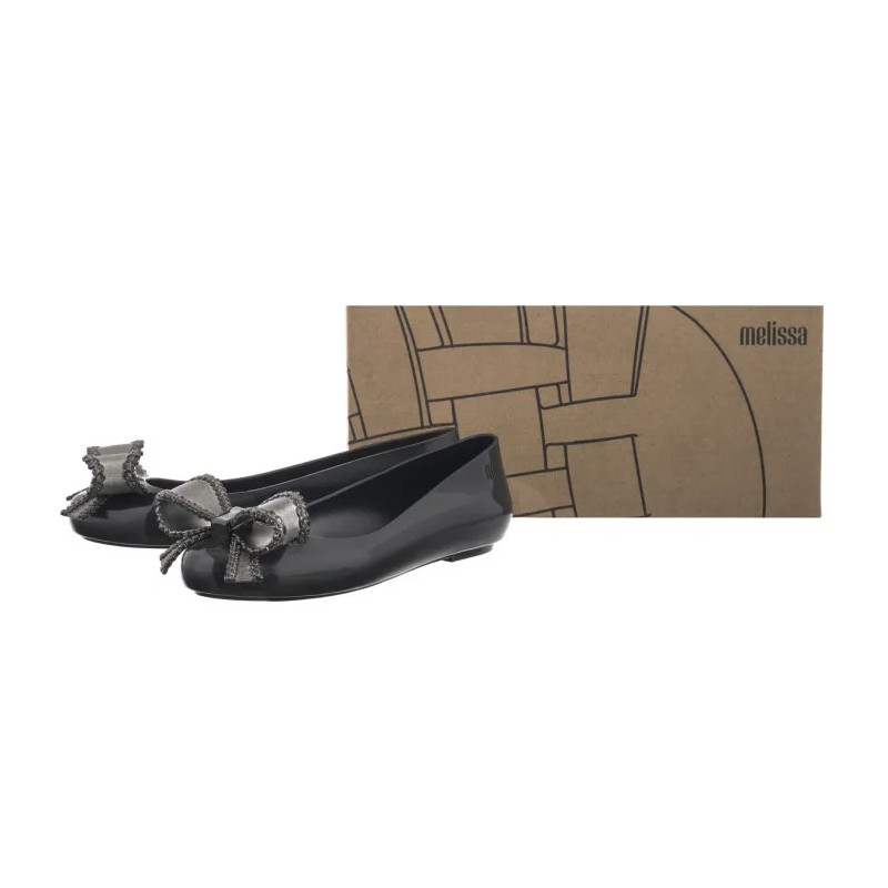 Melissa Sweet Love VIII AD 33885 AO323 Black/Metallic Dark Grey (ML348-b) balerīnas