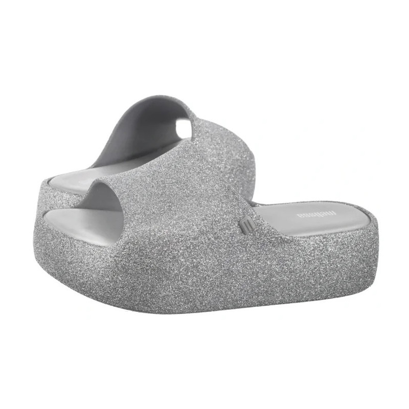 Melissa Free Platform Slide Gl 36126/BF581 Glitter Grey (ML354-a) kurpes