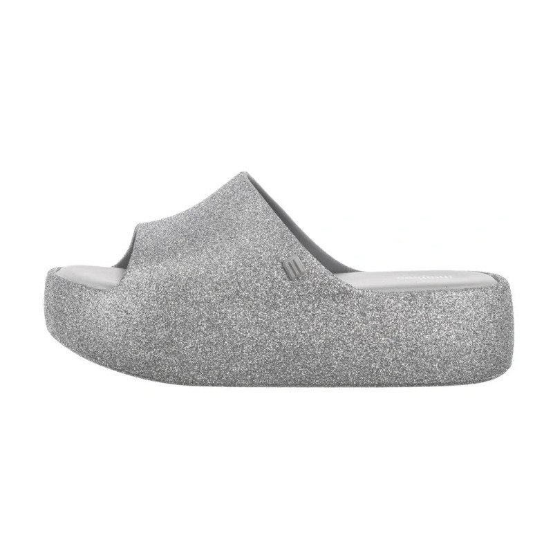 Melissa Free Platform Slide Gl 36126/BF581 Glitter Grey (ML354-a) kurpes