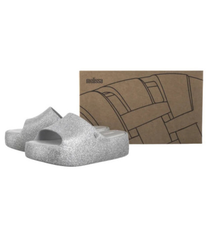 Melissa Free Platform Slide Gl 36126/BF581 Glitter Grey (ML354-a) kurpes