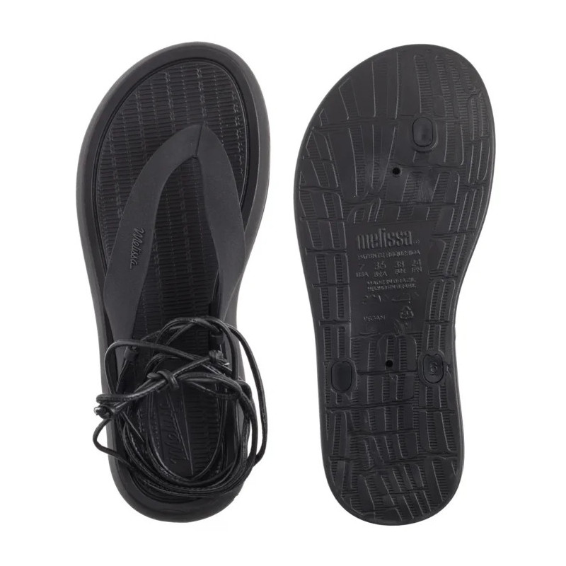 Melissa Sun Resort AD 35960/BC833 Black (ML358-a) šlepetės