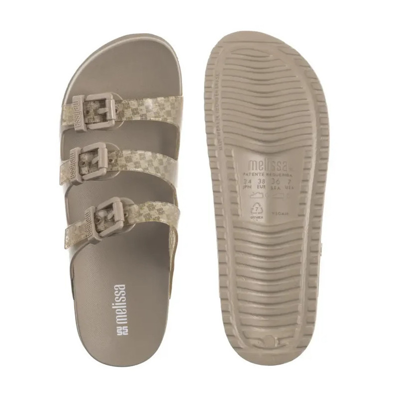 Melissa Cozy Stripes AD 35943/BC940 Beige (ML360-a) Moteriški batai/šlepetės