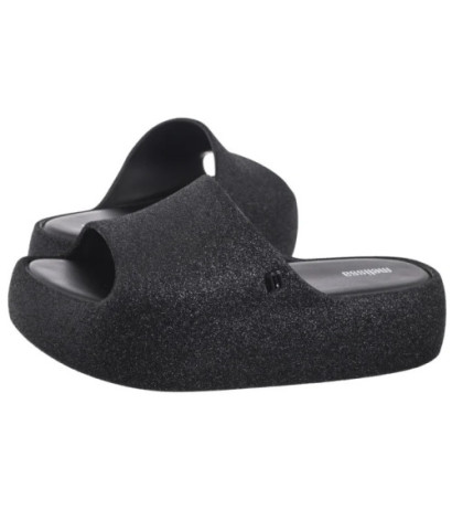 Melissa Free Platform Slide Gl 36126/BF580 Glitter Black (ML354-b) kurpes
