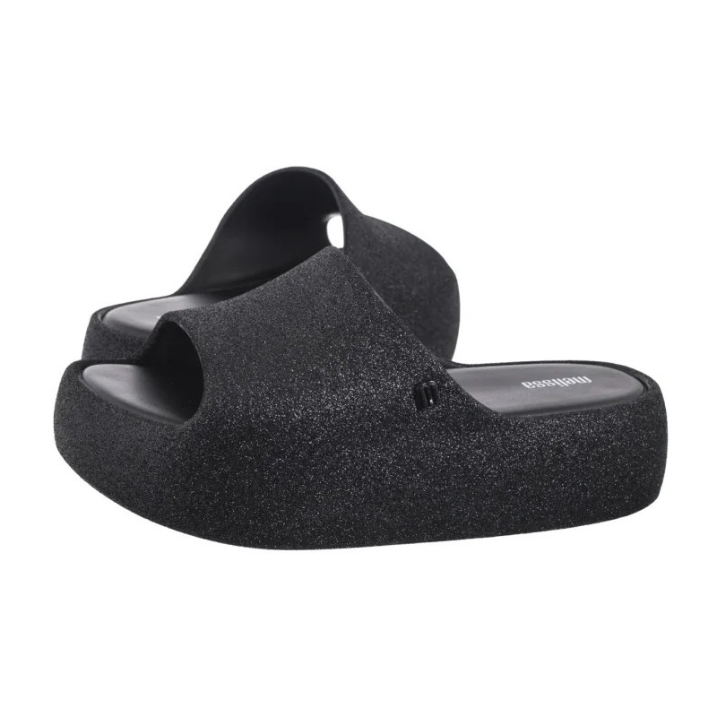 Melissa Free Platform Slide Gl 36126/BF580 Glitter Black (ML354-b) bateliai