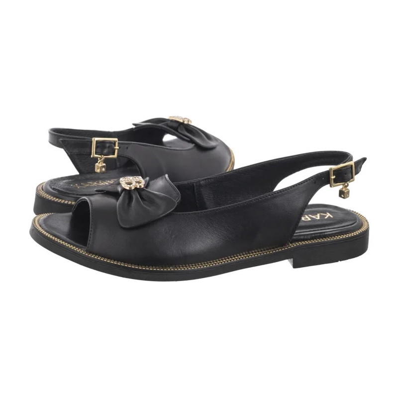 Karino Czarne 5408/076-P (KN18-a) sandalai